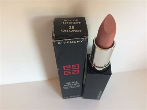 Givenchy Rouge Interdit Satin Lipstick 25 Rose Caprice, 0.12 oz